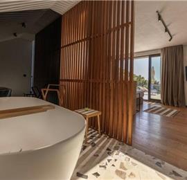 Luxury 5 Bedroom Villa with Heated Infinity Pool, Sauna, Gym, Jacuzzi and Sea Views in Vrbica, near Dubrovnik, Sleeps 10
